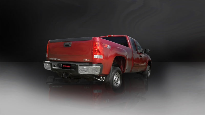 Corsa 2009-2013 Chevrolet Silverado Reg. Cab/Long Bed 1500 4.8L V8 Polished Sport Cat-Back Exhaust