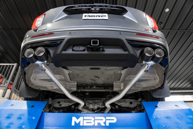 MBRP 20-21 Ford Explorer ST 3.0L EcoBoost Dual Rear Exit Axle Back w/ Quad Tip AL Exhaust System