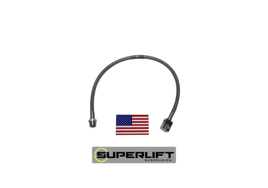 Superlift 77-86 Jeep CJ w/ 2-4in Lift Kit (Single) Bullet Proof Brake Hose