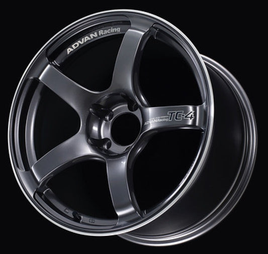 Advan TC4 17x7.5 +35 4-98 Racing Gunmetallic & Ring Wheel