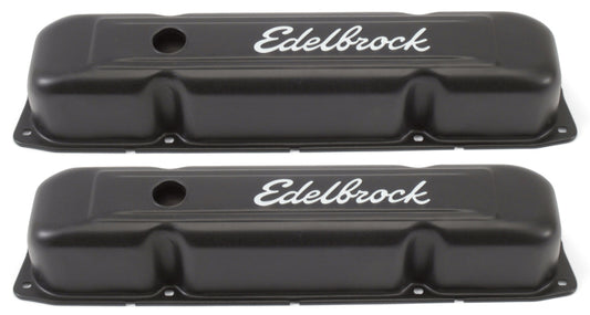 Edelbrock Valve Cover Signature Series Chrysler 1958-1979 361-440 V8 Black