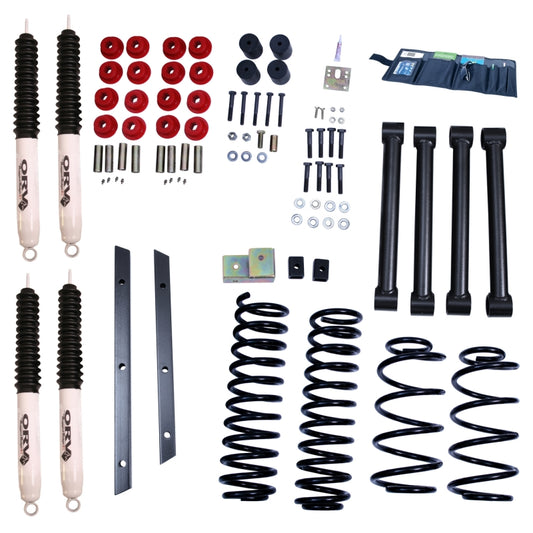 Rugged Ridge 2in Lift Kit with Shocks 97-02 Jeep Wrangler TJ