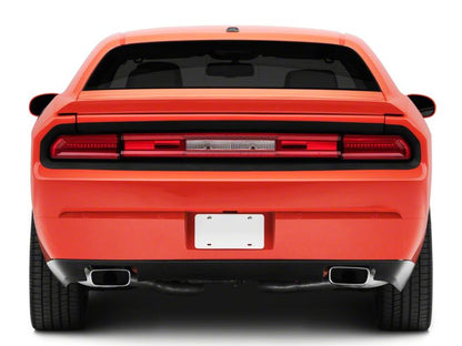 Raxiom 08-14 Dodge Challenger LED Tail Lights- Chrome Housing - Red/Clear Lens