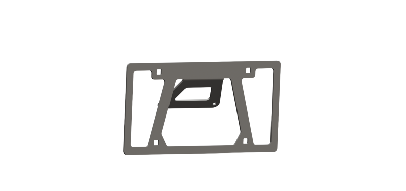 Road Armor Universal Front License Plate Mount- Tex Blk