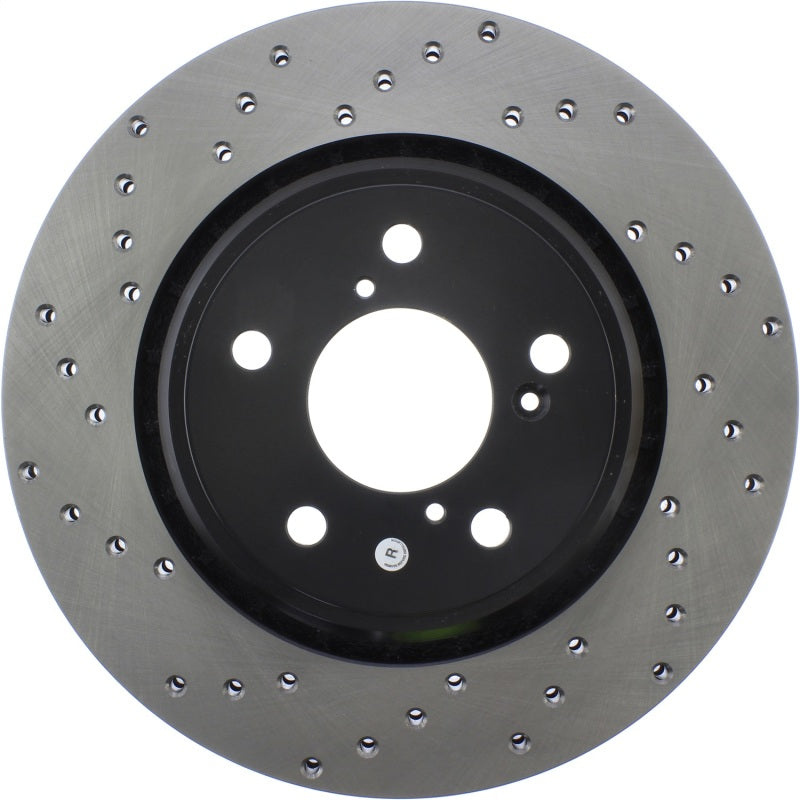 StopTech 15-19 Honda Pilot Cryo Drilled Sport Front Right Rotor