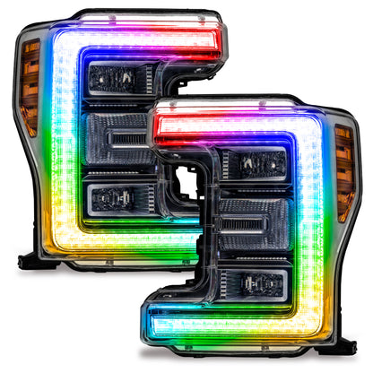 Oracle 17-19 Ford F-250/F-350 Superduty Headlight DRL Upgrade Kit - ColorSHIFT