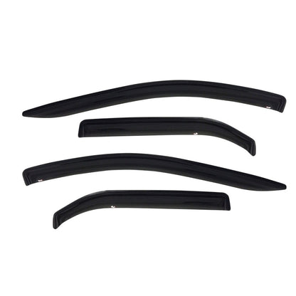 Westin 2007-2013 Chevy Silverado Ext. Cab Wade Slim Wind Deflector 4pc - Smoke