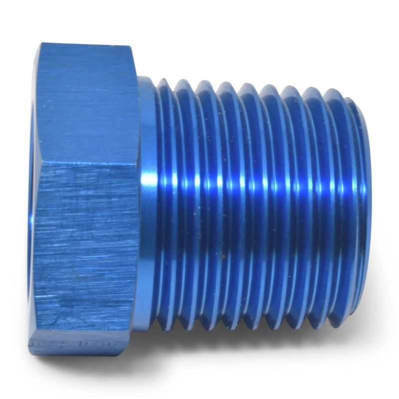 Russell Performance 3/8in Male to 1/8in Female Pipe Bushing Reducer (Blue)