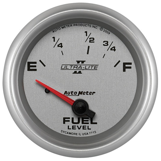Autometer Ultra-Lite II 2 5/8in 73E-10F SSE Fuel Level Gauge