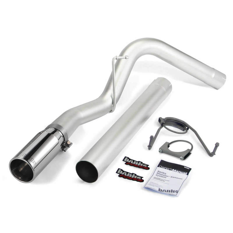 Banks Power 14-15 Dodge Ram 6.7L CCSB Monster Exhaust System - SS Single Exhaust w/ Chrome Tip