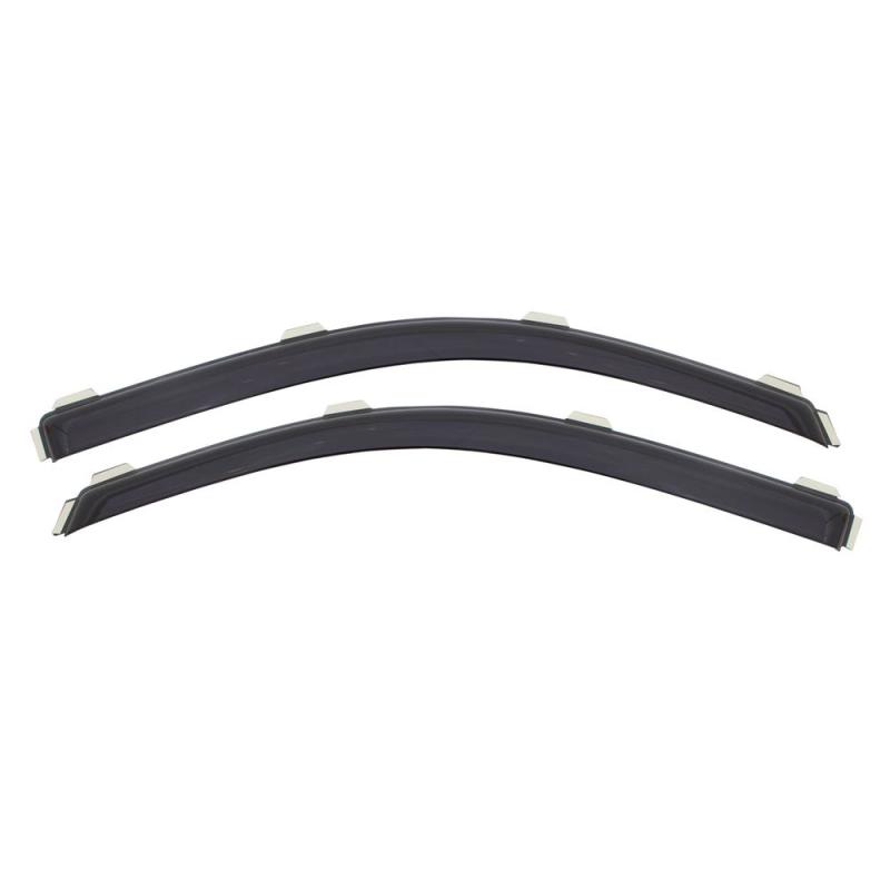 AVS 09-18 Dodge RAM 1500 Standard Cab Ventvisor In-Channel Window Deflectors 2pc - Smoke