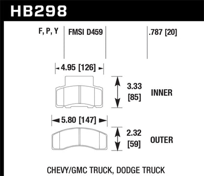 Hawk HPS Street Brake Pads