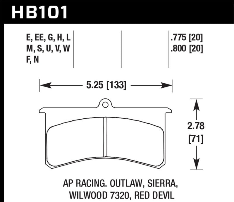 Hawk HP+ Street Brake Pads