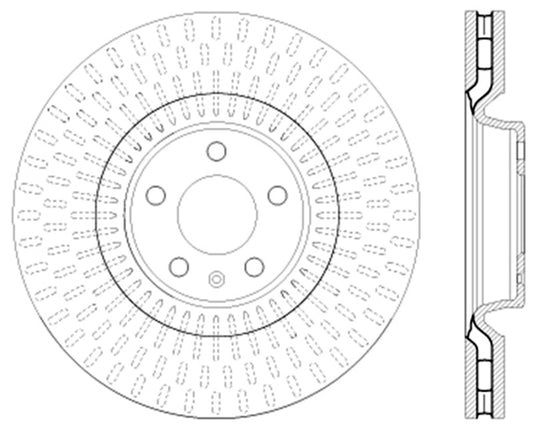 StopTech Drilled Sport Brake Rotor