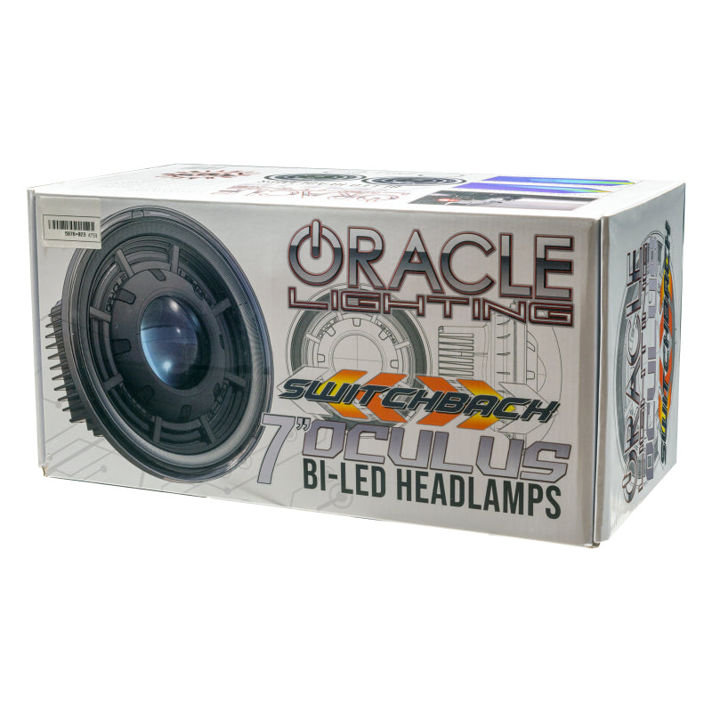 ORACLE Lighting 0718 Jeep Wrangler JK Oculus 7in Switchback Bi-LED Projector Headlights