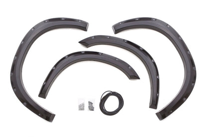 Lund 09-17 Dodge Ram 1500 RX-Rivet Style Smooth Elite Series Fender Flares - Black (4 Pc.)