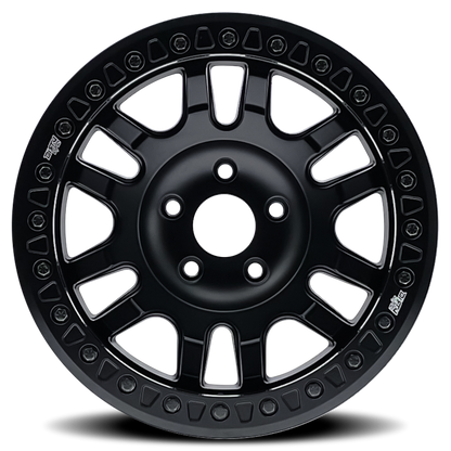 Dirty Life 9314 Canyon Race 17x9 / BLANK BP / -12mm Offset / 71.5mm Hub Matte Black Wheel