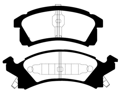 EBC 91-95 Buick Skylark 2.3 Redstuff Front Brake Pads