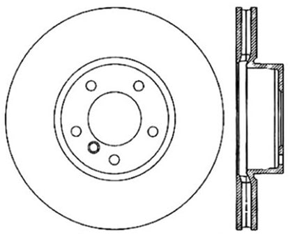 StopTech Drilled Sport Brake Rotor