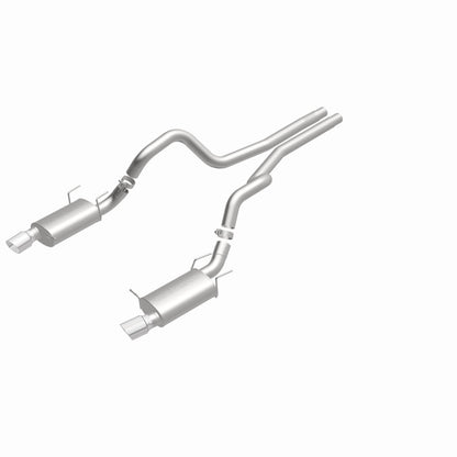 MagnaFlow 13 Ford Mustang Dual Split Rear Exit Stainless Cat Back Performance Exhaust (Street)