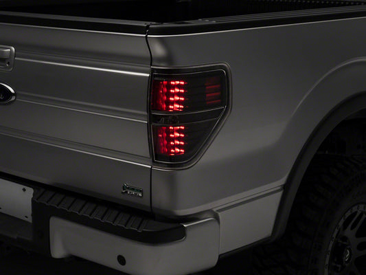 Raxiom 09-14 Ford F-150 Styleside LED Tail Lights- Blk Housing (Clear Lens)