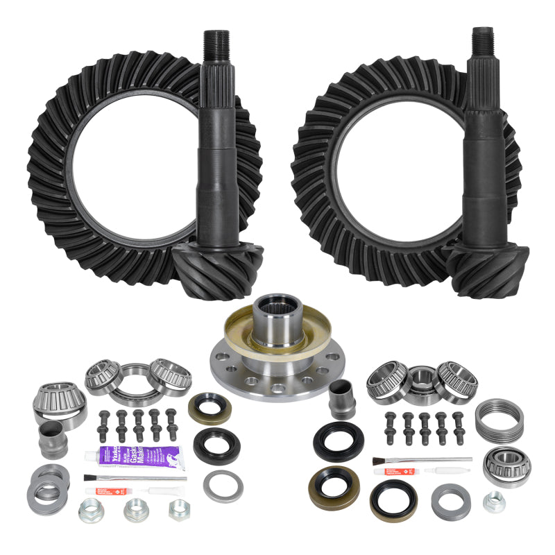 Yukon Ring & Pinion Gear Kit Front & Rear for Toyota 8/7.5R Diff (w/Factory Locker) 4.88 Ratio