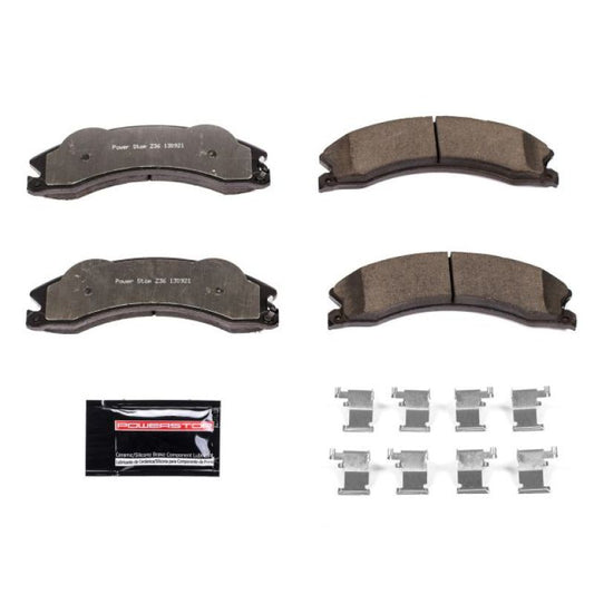 Power Stop 2011 Chevrolet Silverado 2500 HD Front or Rear Z36 Truck & Tow Brake Pads w/Hardware