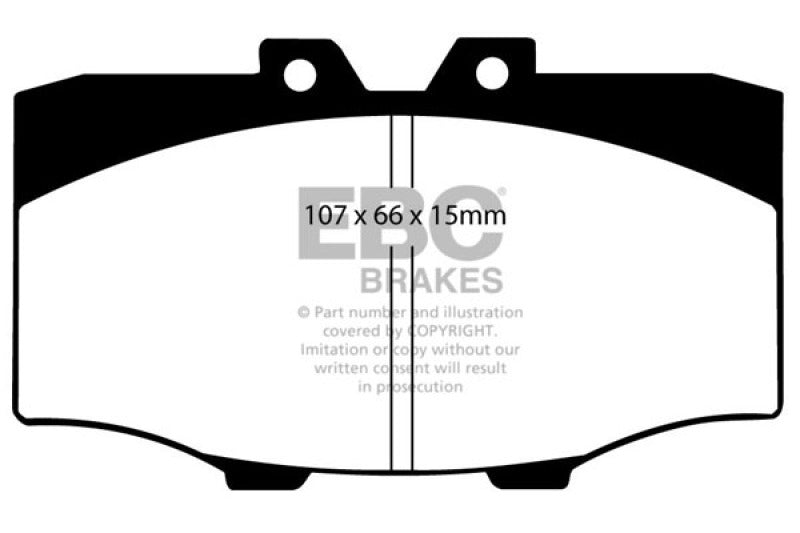 EBC 84-88 Toyota 4 Runner 2.4 Greenstuff Front Brake Pads