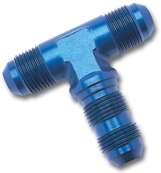 Russell Performance -3 AN Flare Bulkhead Tee Fitting (Blue)
