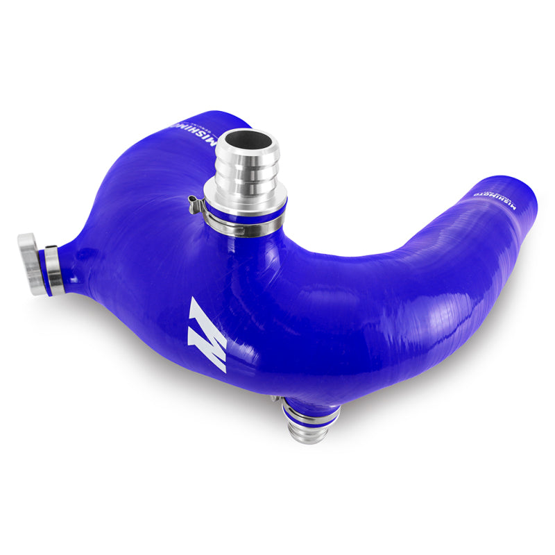 Mishimoto 2016+ Polaris RZR XP Turbo Silicone Intake J-Tube - Blue