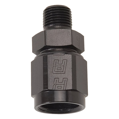 Russell Performance -4 AN Straight Female to 1/8in Male NPT Fitting (Black)