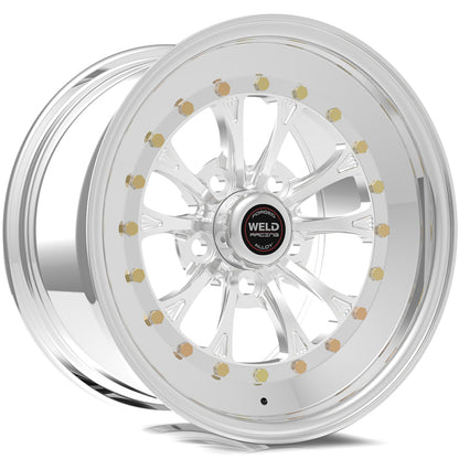 Weld Vitesse 15x10 / 5x4.75 BP / 7.5in. BS Polished Wheel - Non-Beadlock