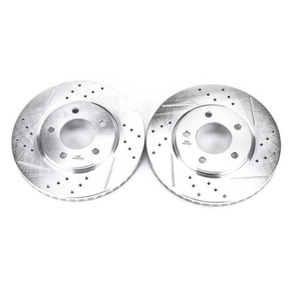 Power Stop 01-07 Chrysler Town & Country Front Evolution Drilled & Slotted Rotors - Pair