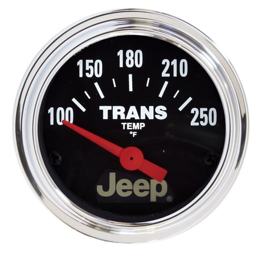 Autometer Jeep 52.4mm Shortl Sweep Electronic 100-250 Def F Transmission Temperature Gauge