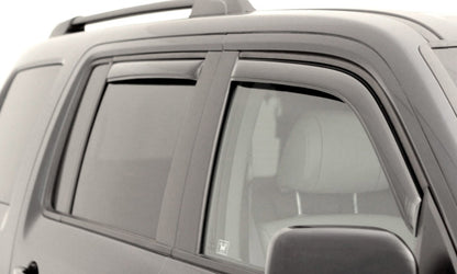 AVS 05-12 Nissan Pathfinder Ventvisor In-Channel Front & Rear Window Deflectors 4pc - Smoke