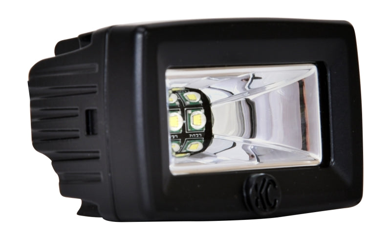 KC HiLiTES C-Series C2 LED 2in. Backup Area Flood Light 20w (Pair Pack System) - Black