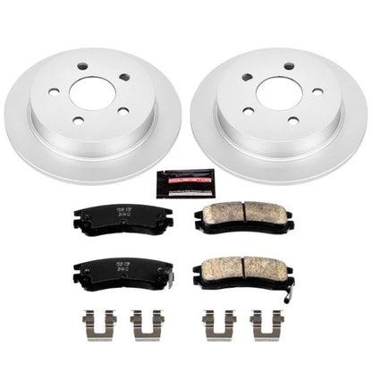 Power Stop 04-05 Buick Century Rear Z17 Evolution Geomet Coated Brake Kit