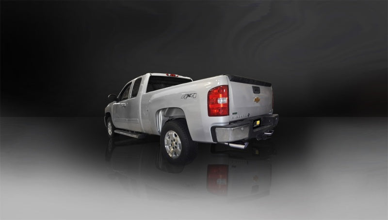 Corsa 2011-2013 Chevrolet Silverado Crew Cab/Short Bed 1500 6.2L V8 Polished Sport Cat-Back Exhaust