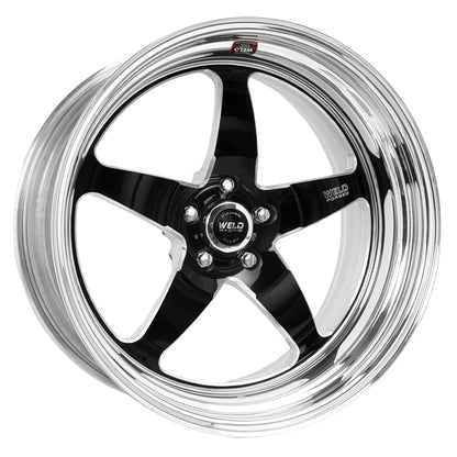 Weld S71 20x10 / 5x4.75 BP / 4.8in. BS Black Wheel (High Pad) - Non-Beadlock