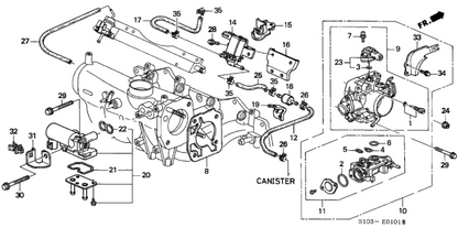 Honda - B-Series Intake MAP Sensor