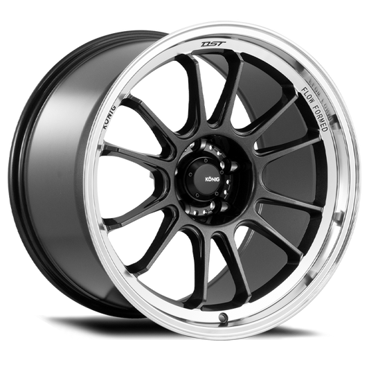 Konig Hypergram 16x7.5 5x114.3 ET38 Metallic Carbon w/ Machined Lip