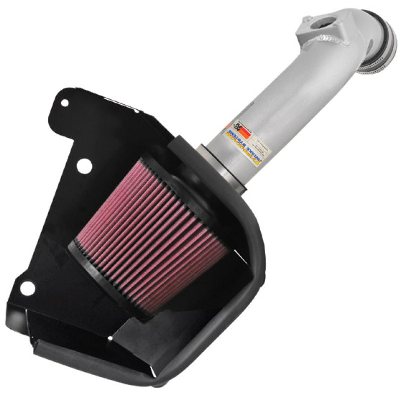 K&N 07 Mitsubishi Lancer L4-2.0L Silver Typhoon Short Ram Intake