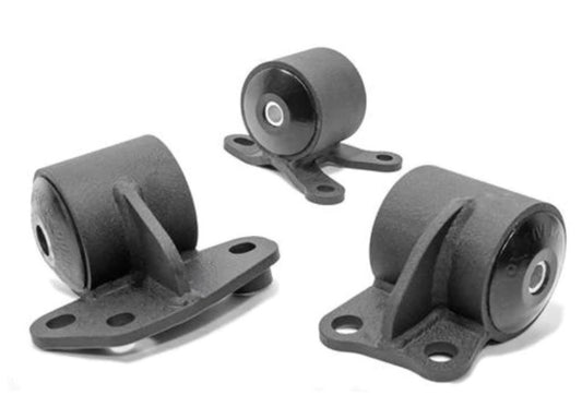 Innovative 92-95 Civic B/D Series Black Steel Mounts 95A Bushings (2 Bolt)