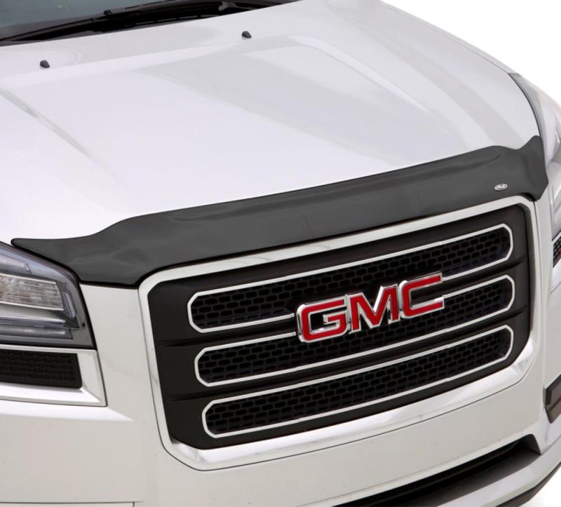 AVS 15-18 GMC Yukon Aeroskin Low Profile Acrylic Hood Shield - Smoke