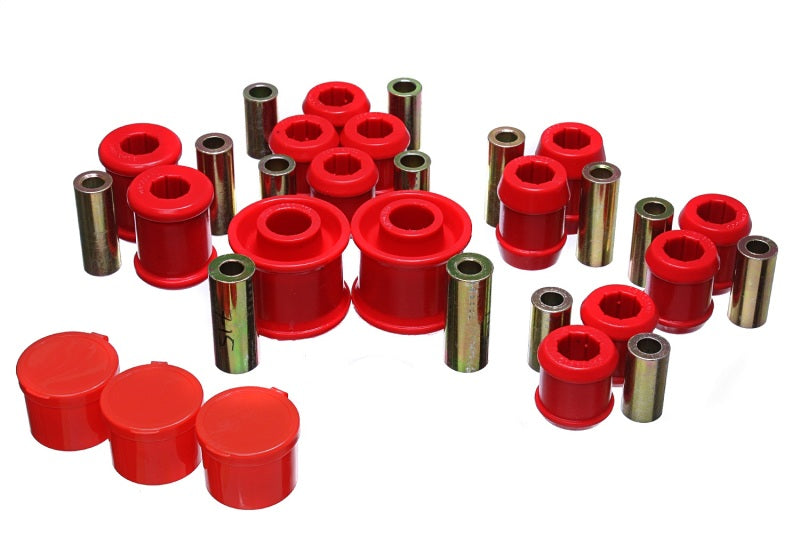 Energy Suspension 12-16 VW Passat / 07-16 VW EOS (1F) Rear Control Arm Bushing Set - Red