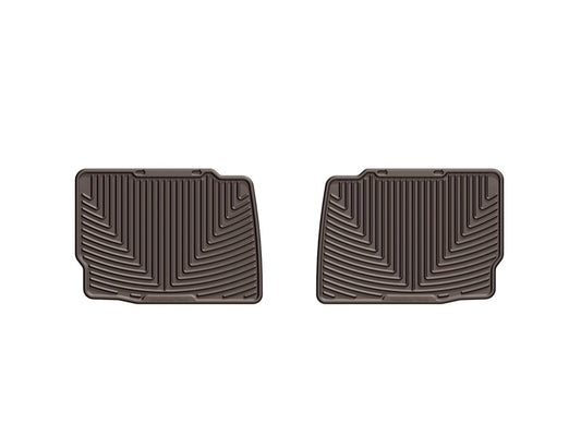 WeatherTech 2013+ Ford Fusion Rear Rubber Mats - Cocoa