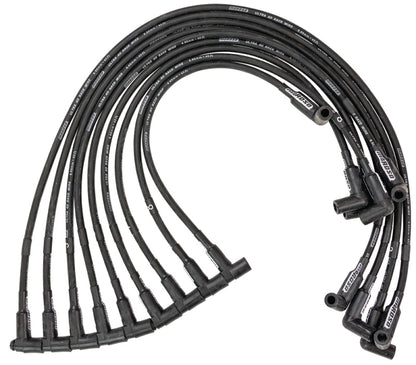 Moroso Chevrolet Small Block (Sprint Car) Ignition Wire Set - Ultra 40 - Unsleeved - HEI - Black
