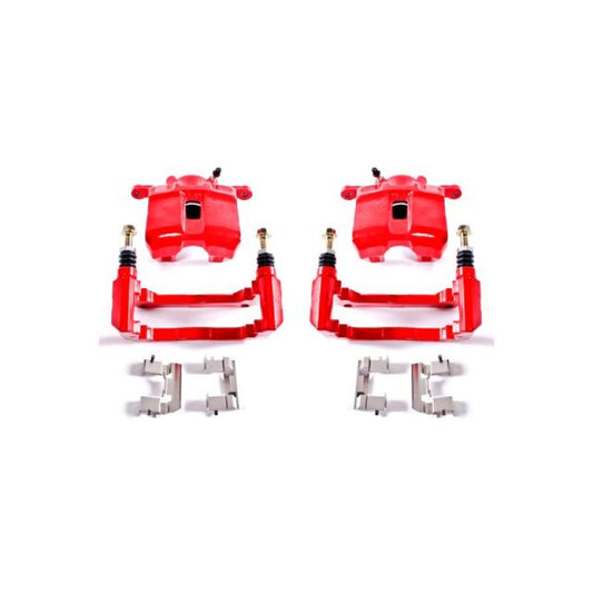 Power Stop 01-03 Acura CL Front Red Calipers w/Brackets - Pair