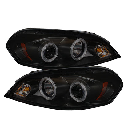 Spyder Chevy Impala 06-13 Projector Headlights LED Halo LED Blk Smke PRO-YD-CHIP06-HL-BSM