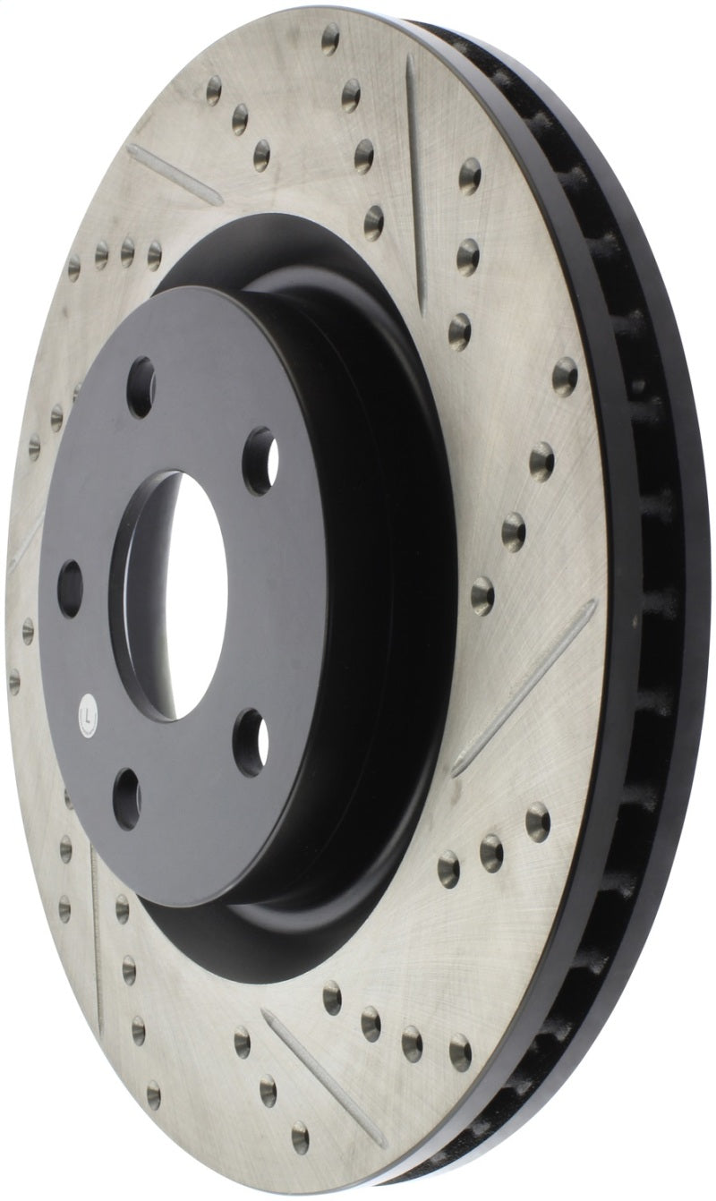 StopTech 08-09 Pontiac G8 Slotted & Drilled Front Left Rotor